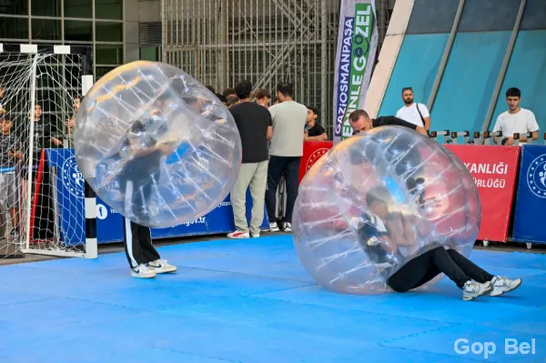 Gaziosmanpaşa’da Balon Futbol Etkinliği Büyük İlgi Gördü