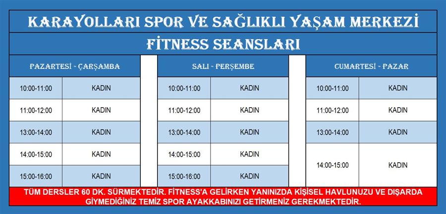 Karayollar Spor Ve Salkl Yaam Merkezi Ftness