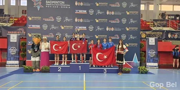 Milli Badmintoncularımız Sırbistan’da Madalya Kazandı