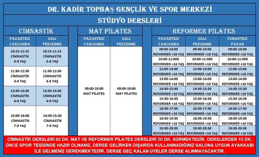 Dr..Kadir Topba Gsm Cimnastik - Mat Pilates - Reformer Pilates