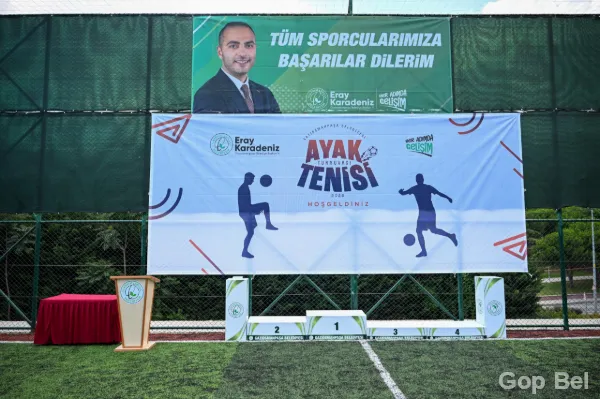 Gaziosmanpaşa Belediyesi Ayak Tenisi Turnuvası Büyük Heyecana Sahne Oldu