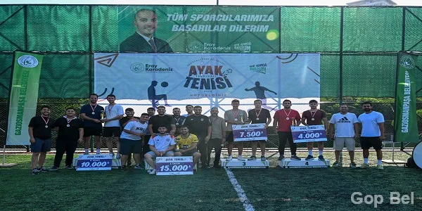 Gaziosmanpaşa Belediyesi Ayak Tenisi Turnuvası Büyük Heyecana Sahne Oldu