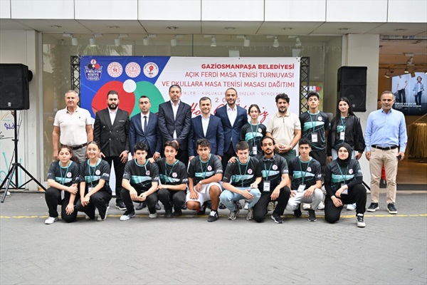 Gaziosmanpaşa’Da Masa Tenisi Şöleni