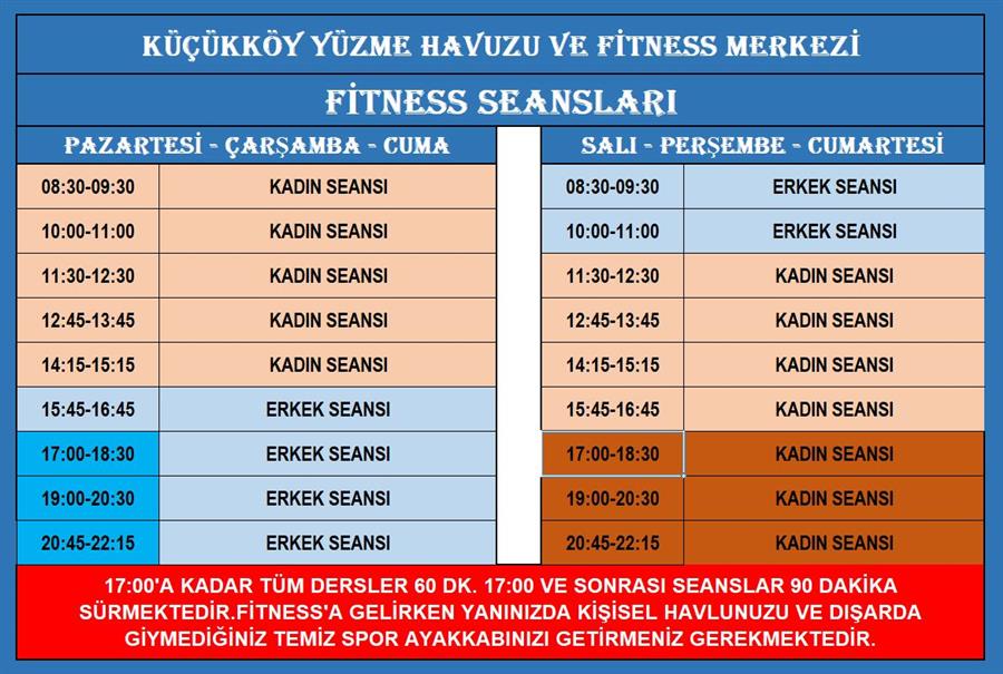 6 Ocak - 2 Mart 2025 Kurs Programlar