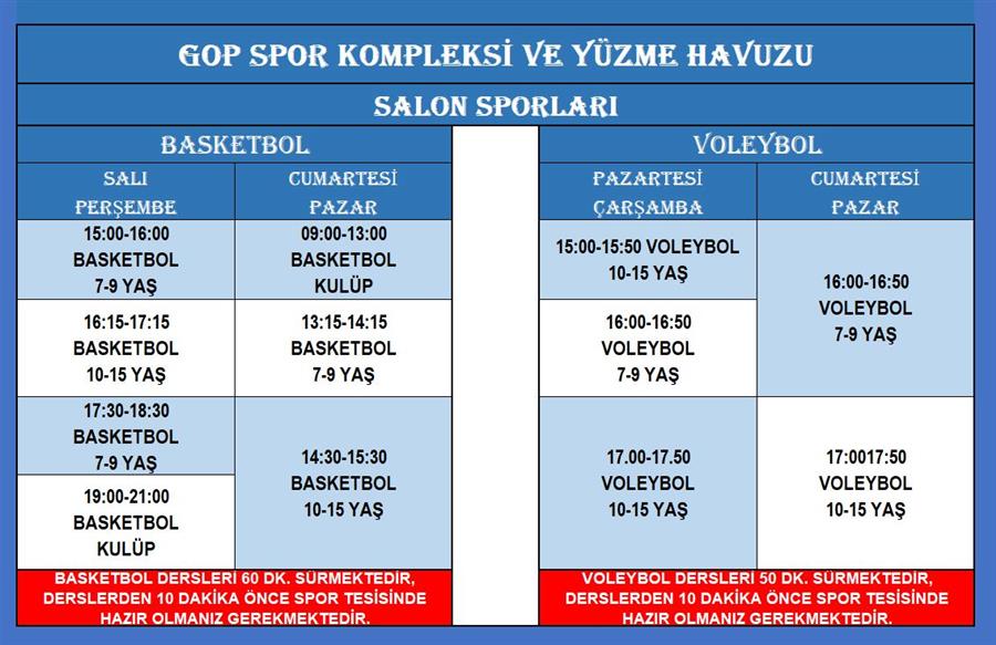 Gop Spor Kompleksi Basketbol - Voleybol