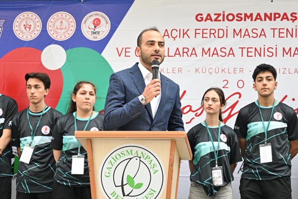 Gaziosmanpaşa’Da Masa Tenisi Şöleni