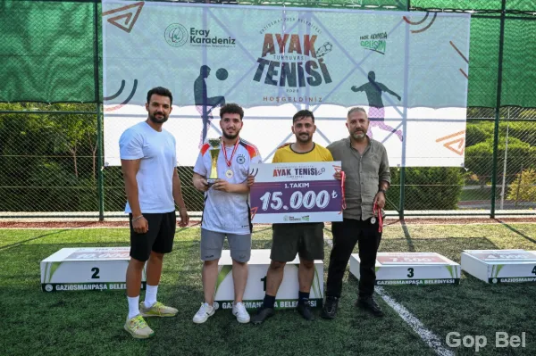 Gaziosmanpaşa Belediyesi Ayak Tenisi Turnuvası Büyük Heyecana Sahne Oldu
