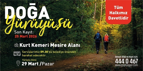 Gaziosmanpaşa Belediyesi Doğa Yürüyüşü Etkinliği