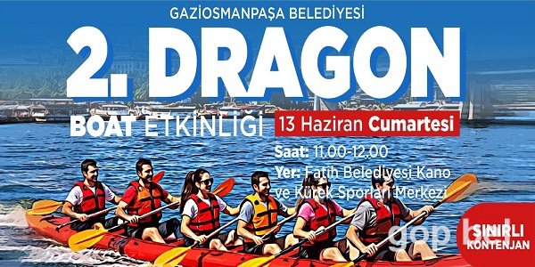 Gaziosmanpaşa Belediyesi 2.Dragon Boat Etkinliği