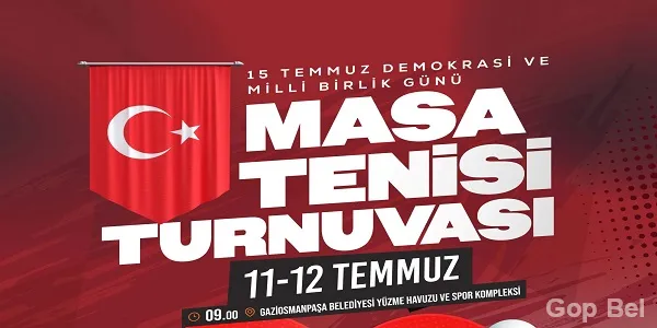 15 Temmuz Demokrasi ve Millî Birlik Günü Masa Tesnisi Turnuvası