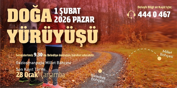 Gaziosmanpaşa Millet Bahçesi’Nde Doğayla Buluşma Yürüyüşü
