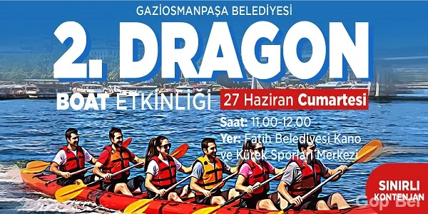 Gaziosmanpaşa Belediyesi 2. Dragon Boat Etkinliği