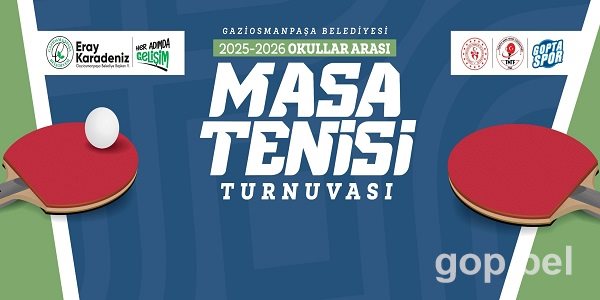 Gaziosmanpaşa’da Okullar Arası Masa Tenisi Turnuvası Düzenleniyor